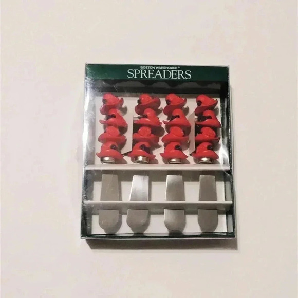 Boston Warehouse Designer Hat cheese Spreaders 4pc - Picture 4 of 5